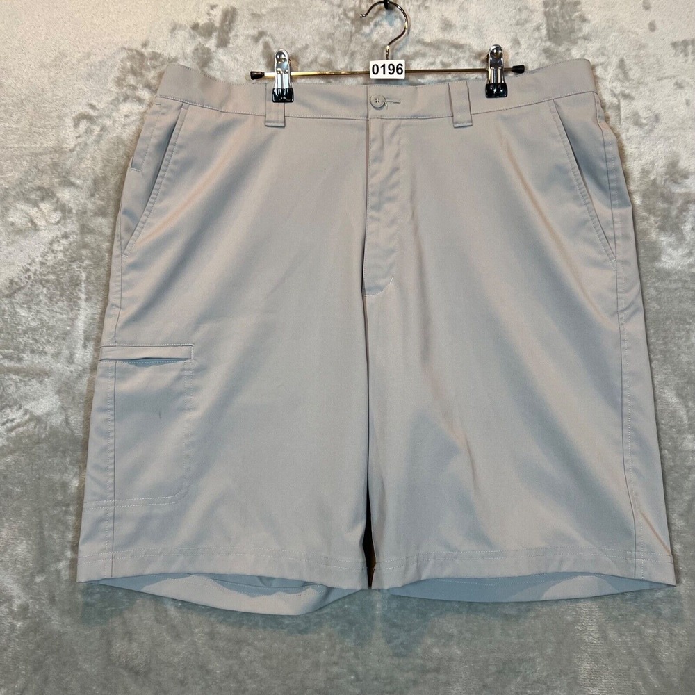 PGA Tour Performance Golf Shorts Mens Gray No Size Tag‎ Measures 38
